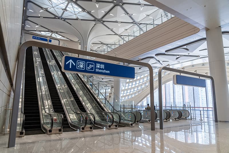 New-Huanggang-Port-Escalator